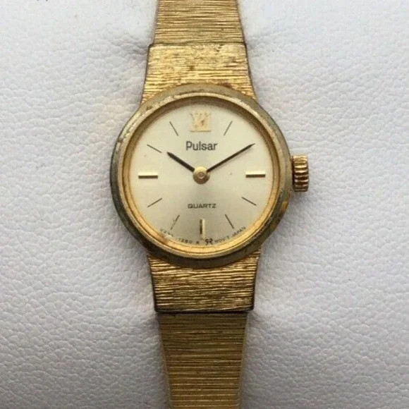 Pulsar | Accessories | Vintage Pulsar Watch Women 7mm Gold  display picture 2